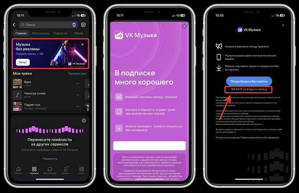 Как подключить подписку на телефон