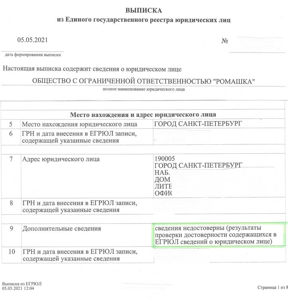 Как подтвердить достоверность юридического лица