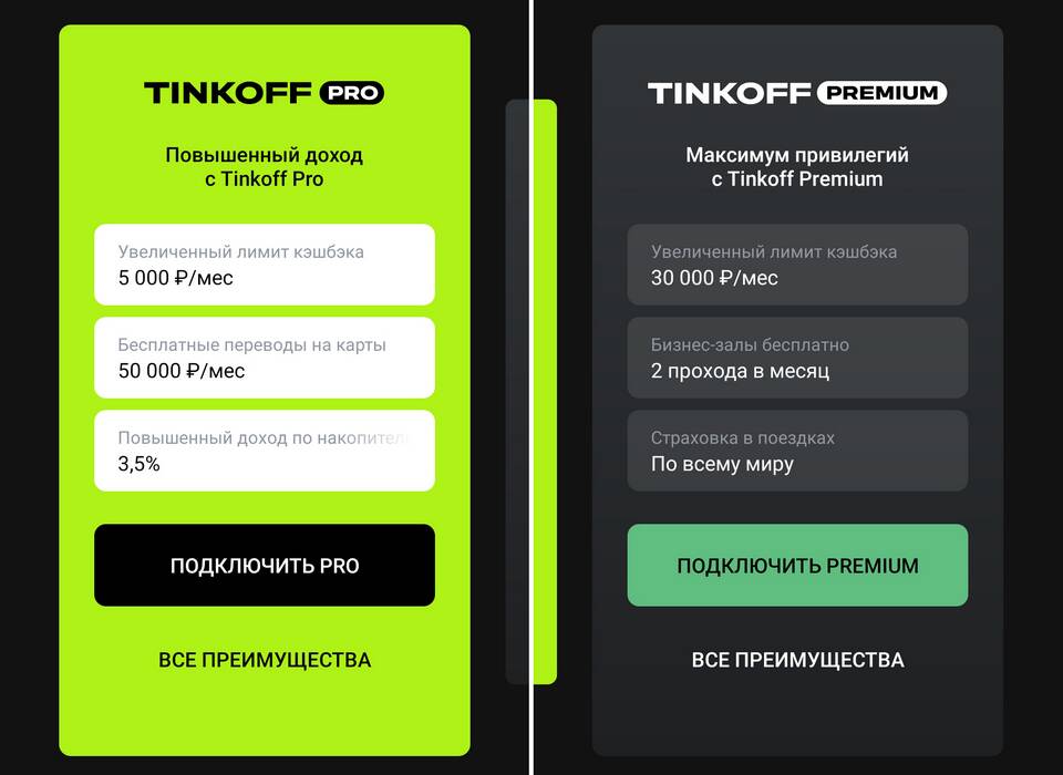 Как получить Тинькофф Про