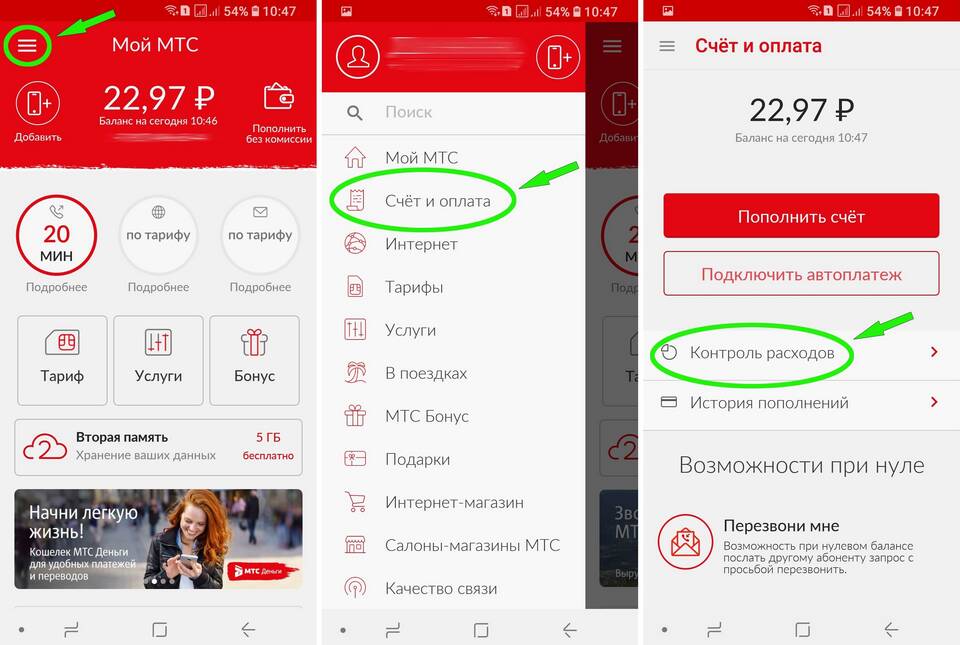 Как проверить мобильный баланс на МТС