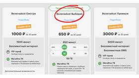 Стоимость пакетов услуг Мегафон в Триколор ТВ