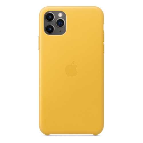 Чехол Apple для iPhone 11 Pro Max Leather Case - Meyer Lemon в Триколор ТВ