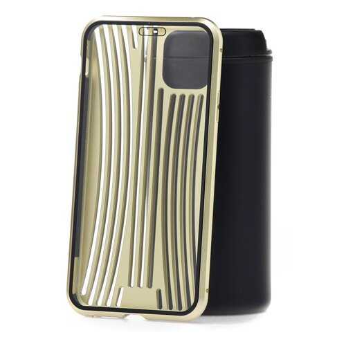 Чехол Apple iPhone 11 Pro Max Kruche Metal Suitcase Gold в Триколор ТВ