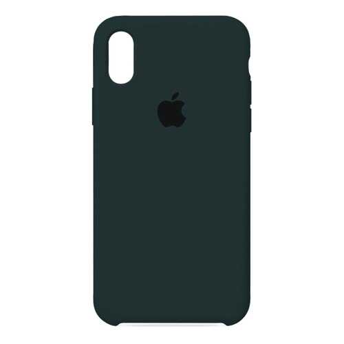 Чехол Case-House для iPhone XS Max, Тёмно-зелёный в Триколор ТВ