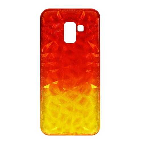 Чехол Crystal Krutoff для Samsung Galaxy A8+ (SM-A730) Yellow/Red в Триколор ТВ