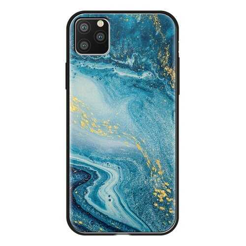 Чехол Deppa Glass Case для Apple iPhone 11 Pro Blue Agate в Триколор ТВ