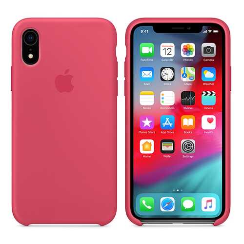 Чехол для Apple iPhone XR Silicone Case Hibiscus цвет Гибискус (MWB1DFE/A) в Триколор ТВ