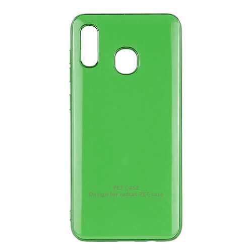 Чехол GLOSSY LOGO для Samsung Galaxy A20 / A30 Green в Триколор ТВ