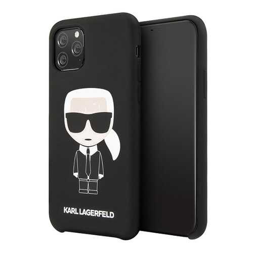 Чехол Karl Lagerfeld Liquid Iconic (KLHCN61SLFKBK) для iPhone 11 (Black) в Триколор ТВ