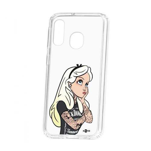 Чехол Kruche Samsung Galaxy A40 2019 Print Tattoo Girl в Триколор ТВ