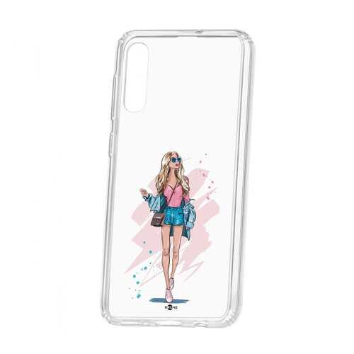 Чехол Kruche Samsung Galaxy A50 2019 Print Fashion Girl в Триколор ТВ