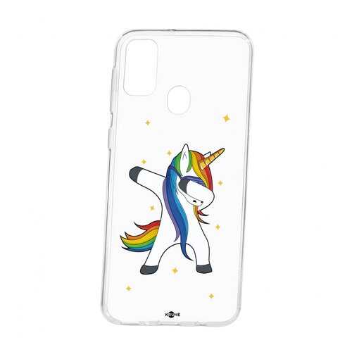 Чехол Kruche Samsung Galaxy M30S Print Единорожка в Триколор ТВ
