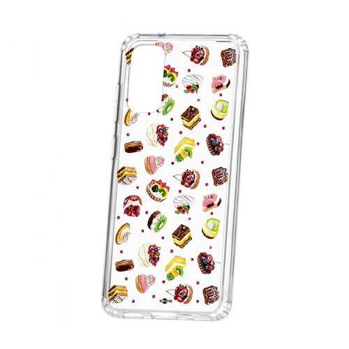 Чехол Kruche Samsung Galaxy S20 Print Cake в Триколор ТВ
