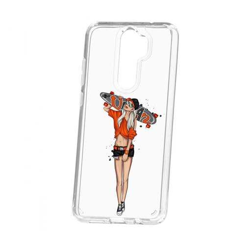 Чехол Kruche Xiaomi Redmi Note 8 Pro Print Лонгборд в Триколор ТВ