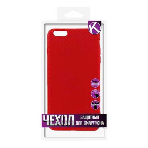 Чехол Krutoff для iPhone 6 Plus Red в Триколор ТВ