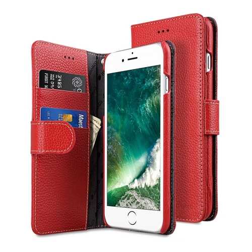 Чехол Melkco для Apple iPhone 7 Plus/8 Plus - Wallet Book Type, Red в Триколор ТВ