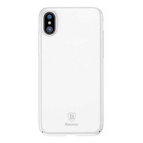 Чехол-накладка Baseus Thin Case (WIAPIPHX-ZB02) для iPhone X (White) в Триколор ТВ