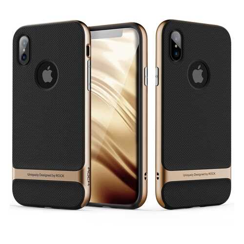 Чехол Rock Royce Series для Apple iPhone X/Xs Gold в Триколор ТВ