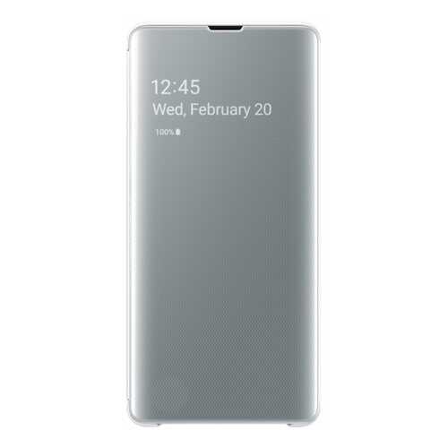 Чехол Samsung Clear View Cover для Galaxy S10 Plus White в Триколор ТВ