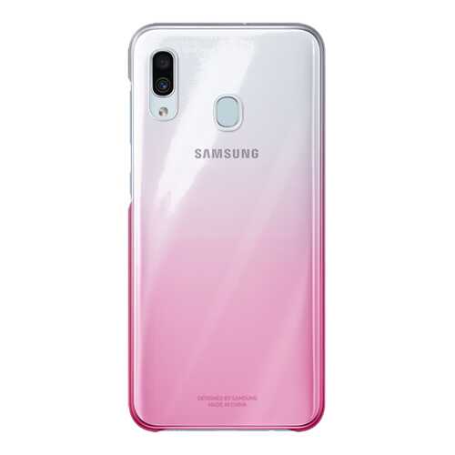 Чехол Samsung для A30 Pink/Transparent в Триколор ТВ