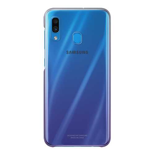 Чехол Samsung для A30 Purple/Transparent в Триколор ТВ