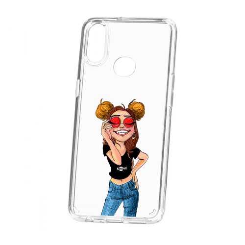 Чехол Samsung Galaxy A10S Kruche Print Smiling в Триколор ТВ