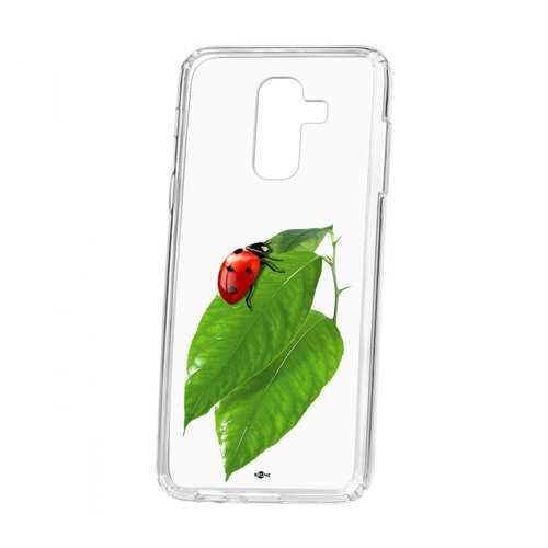 Чехол Samsung Galaxy A6 Plus (2018) A605f Kruche Print Ladybug в Триколор ТВ