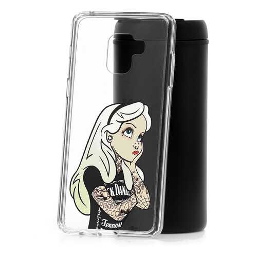 Чехол Samsung Galaxy A8+ 2018 (A730) Kruche Print Tattoo Girl в Триколор ТВ