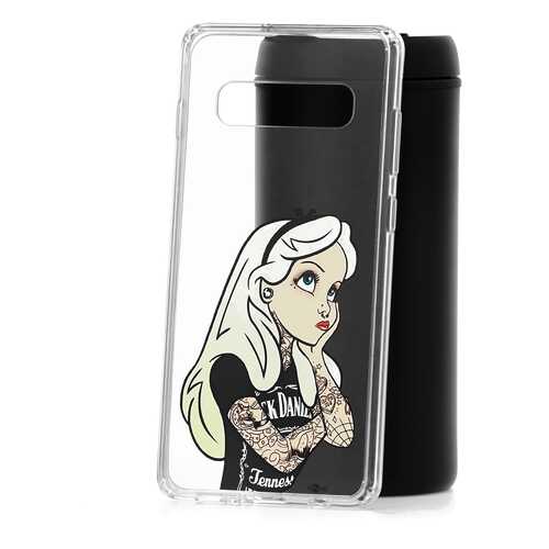 Чехол Samsung Galaxy S10+ Kruche Print Tattoo Girl в Триколор ТВ