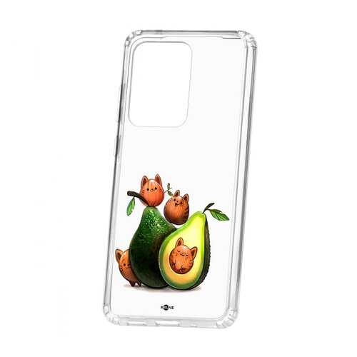 Чехол Samsung Galaxy S20 Ultra Kruche Print Авокотики в Триколор ТВ