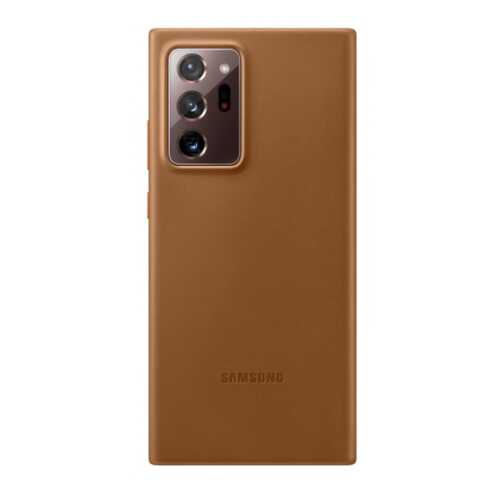 Чехол Samsung Leather Cover для Galaxy Note20 Ultra Brown в Триколор ТВ