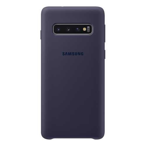 Чехол Samsung Silicone Cover для Galaxy S10 Plus Dark Blue в Триколор ТВ