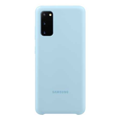 Чехол Samsung Silicone Cover X1 для Galaxy S20 Sky Blue в Триколор ТВ