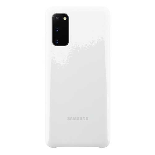 Чехол Samsung Silicone Cover X1 для Galaxy S20 White в Триколор ТВ