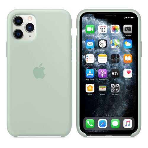 Чехол Silicone Case для Apple iPhone 11 Pro Beryl Blue (MWYT2FE/A) в Триколор ТВ