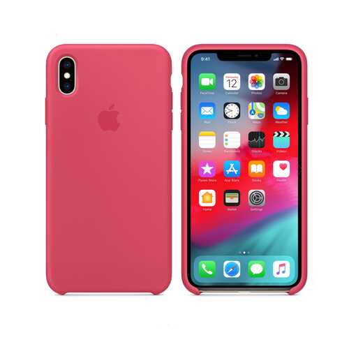 Чехол Silicone Case для Apple iPhone XS Max Hibiscus Гибискус (MWA1LFE/A) в Триколор ТВ