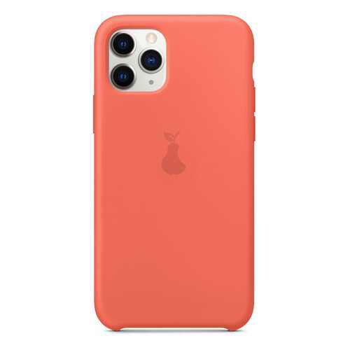 Чехол Silicone Case для iPhone 11 Pro Max Премиум, оранжевый, SCPQIP11PM-08-CLEM в Триколор ТВ