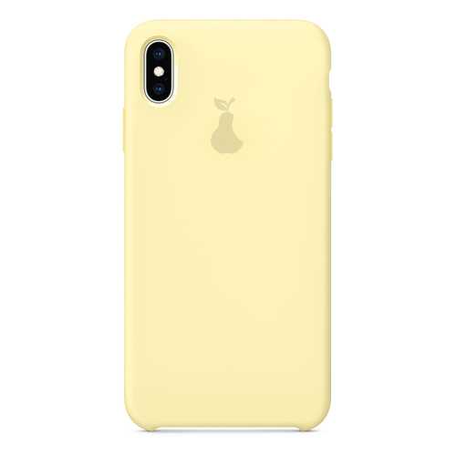 Чехол Silicone Case для iPhone X/XS Premium, Light Yellow, SCPQIPXXS-15-LIMO в Триколор ТВ