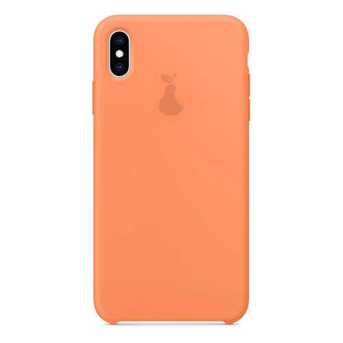 Чехол Silicone Case для iPhone XS Max, оранжевый, SCIPXSM-02-CLEM в Триколор ТВ