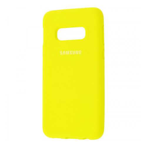 Чехол Silicone Cover для Samsung Galaxy S10 E (full protective) Yellow в Триколор ТВ