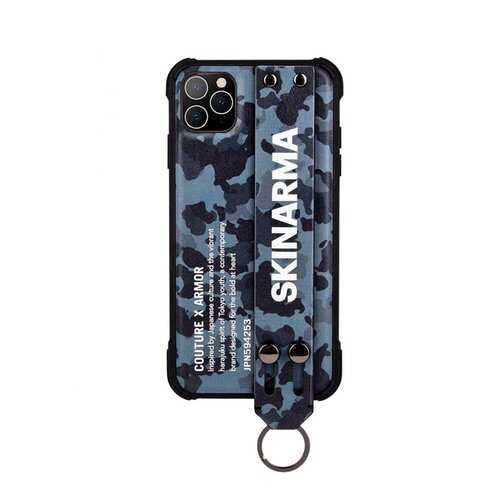 Чехол Skinarma для Apple iPhone 11 Pro Max Camo Navy в Триколор ТВ