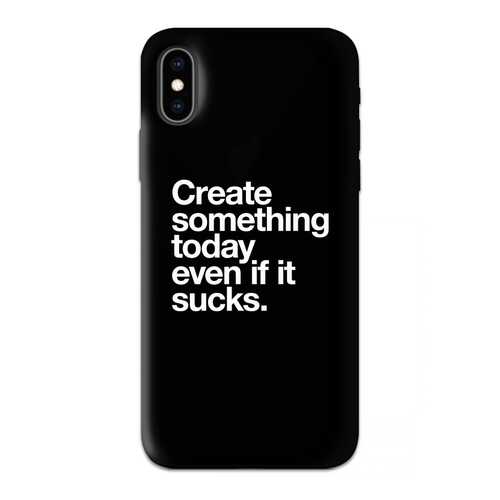 Чехол СМАКС Create something today для Apple iPhone X в Триколор ТВ