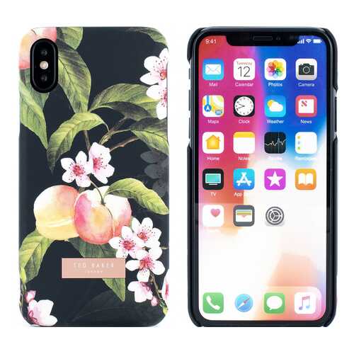 Чехол Ted Baker для iPhone Х/XS Peach Blossom Black в Триколор ТВ