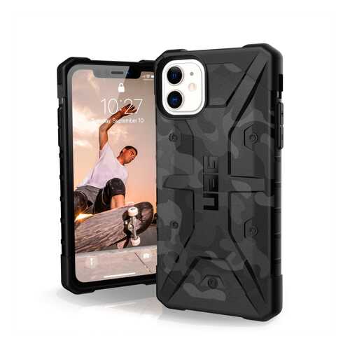 Чехол Urban Armor Gear Pathfinder для iPhone 11 (Midnight Camo) в Триколор ТВ