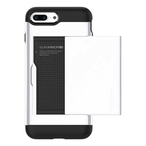 Чехол-визитница Spigen Slim Armor CS для iPhone 7 Plus/8 Plus Jet White (043CS21044) в Триколор ТВ