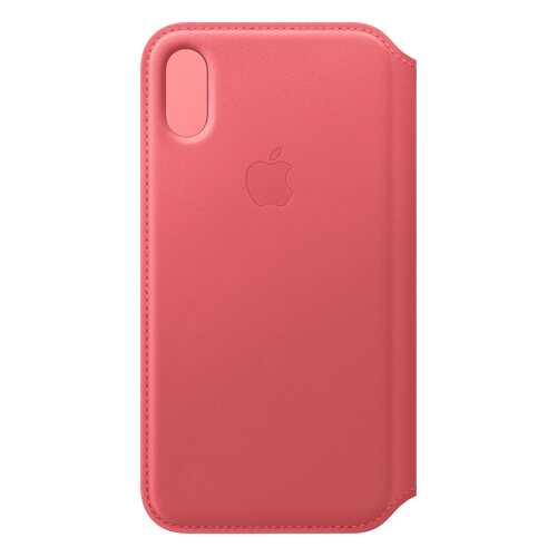 Кейс для iPhone Apple Folio XS кожаный розовый MRX12ZM/A в Триколор ТВ