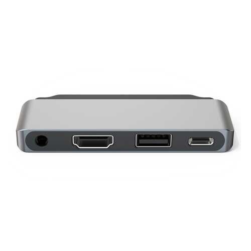 Адаптер Red Line Multiport adapter Type-C 4 in 1 Silver в Триколор ТВ
