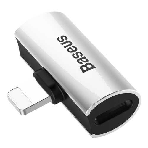 Аудио-переходник Baseus Audio Converter L46 Lightning Male to Dual Female Adapter Silver в Триколор ТВ