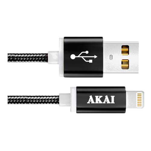 Кабель AKAI Lightning 1м Black в Триколор ТВ