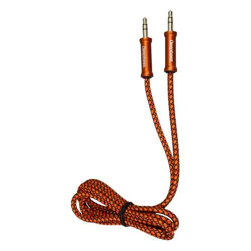 Кабель AUX AC323 Deepbass 3.5mm Плетеный Orange в Триколор ТВ